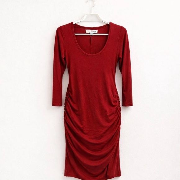Old Navy Dresses & Skirts - Maternity Red Long Sleeve Dress